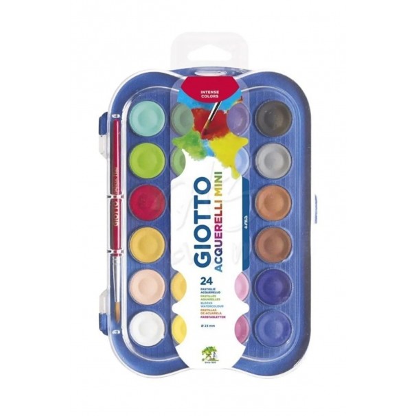 GIOTTO WATERCOLORS 23 MM 24 LÜ