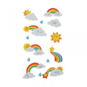 BUBU UNICORN GÖKKUŞAĞIİ STICKER SET