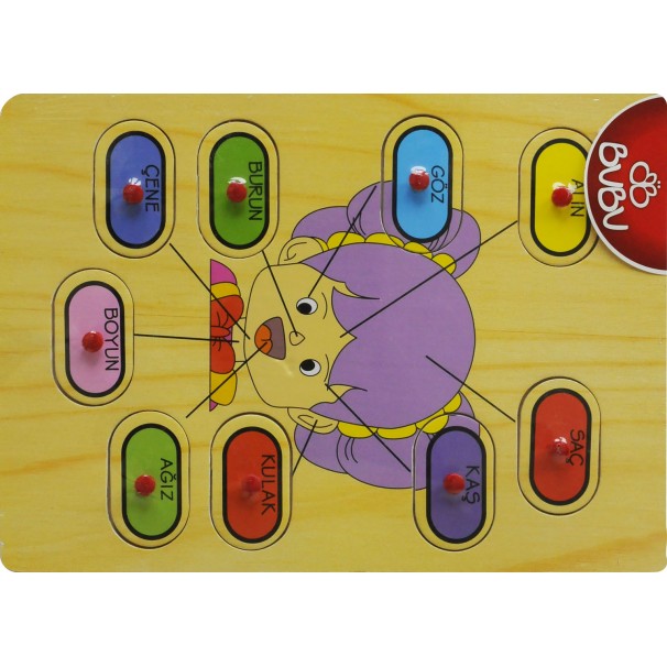 Bubu Ahşap Puzzle Yüz 30*215*8 Cm