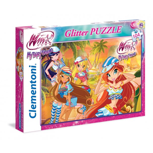 Clementoni Winx Glitter Puzzle 104 Parça