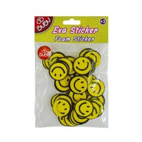 Eva Sticker Gülen Yüz Orta Boy Sts030