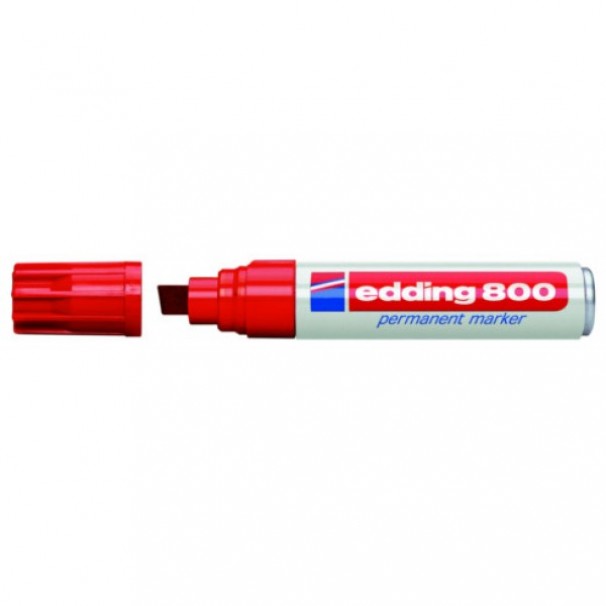 Edding 800 Permanent Marker Kalem Kirmizi