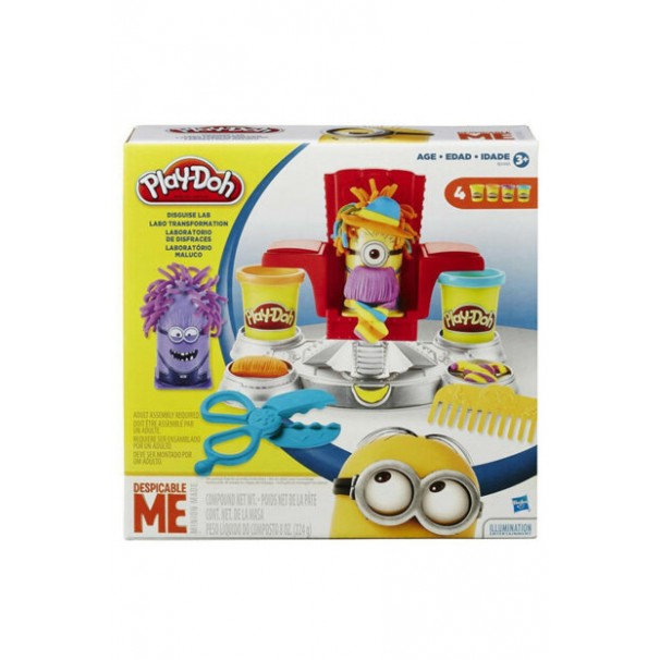 Hasbro B0495 Playdoh Minnion Saç Tasarım Set-4 /