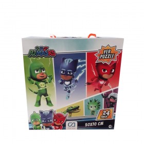 Pjmasks Yer Puzzle 24 Parça Ca-5195