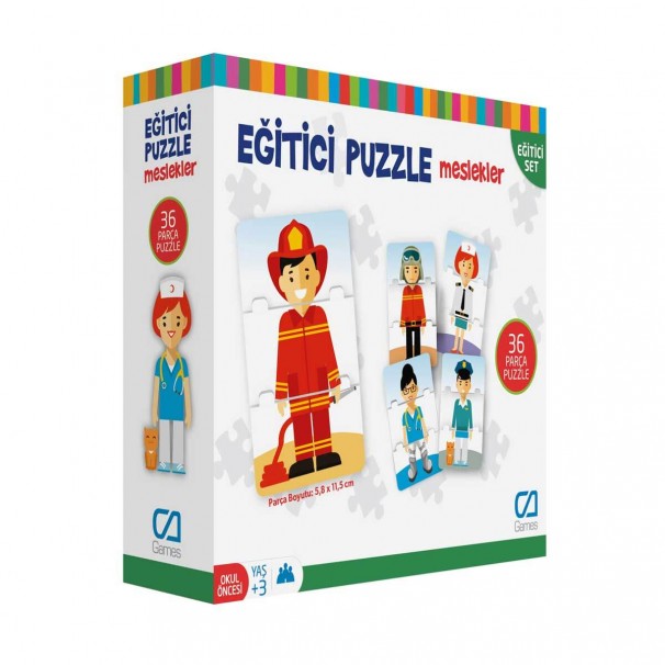 Ca Games Eğitici Puzzle Meslekler 36 Parça