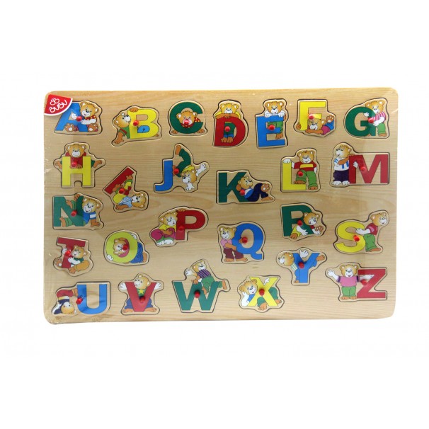 Bubu Ahşap Puzzle Ayıcıklı Harfler