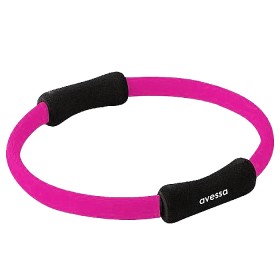 Avessa Pilates Çemberi Sünger Tutaçli 35 Cm Pembe