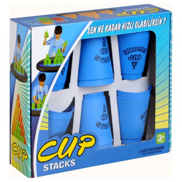 Başel Cup Stacks Mavi