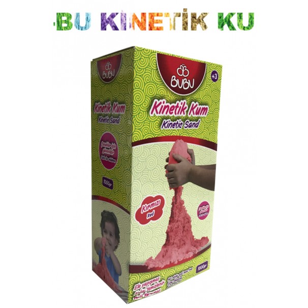 Kinetik Kum 1000 Gr. Kırmızı