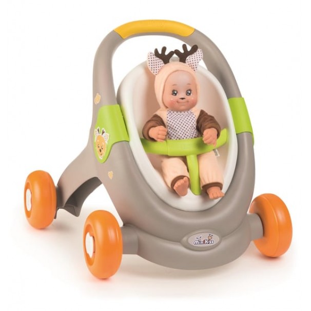 Smoby Minikiss 3 In 1 Animal Baby Walker