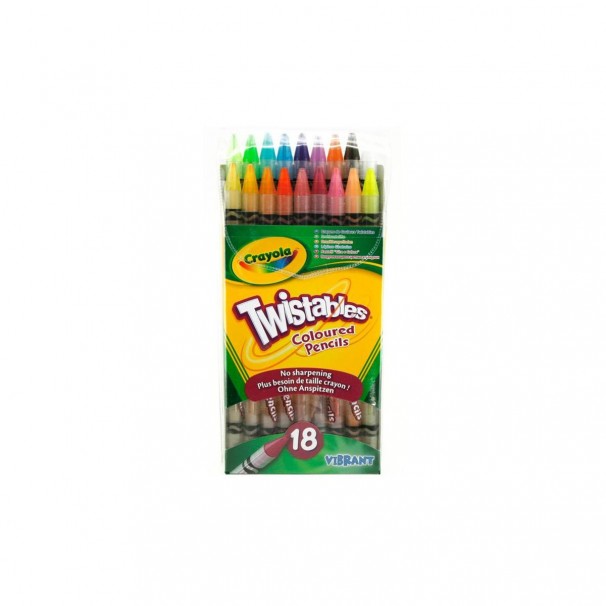 Crayola Twistables 18 Li  Kuru Boya