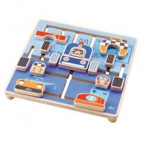 Sevi Ahşap Puzzle Labirent Makinist