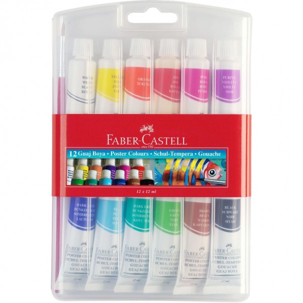 Faber Castell Guaj Boya 12 Li