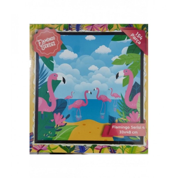 Lilart Flamingo Serisi 4 Puzzle 154 Parça 33x48 Cm