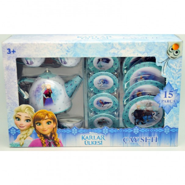 Disney Frozen 15 Parça Metal çay Seti