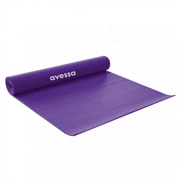 6 Mm Pvc Pilates Minderi Yoga Mat Mor