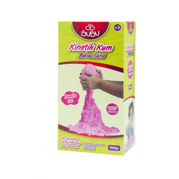 Bubu Kinetik Kum 1000 Gr Pembe