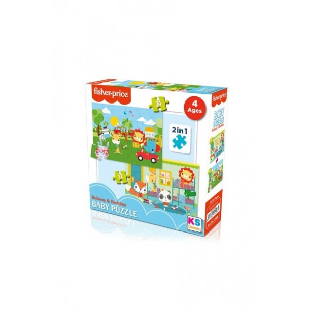 Fisher Price Baby Puzzle Railway Bedtime 2ın1