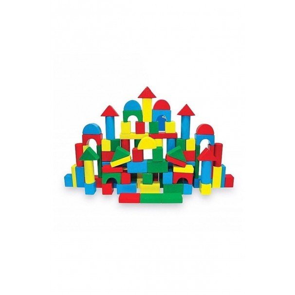 Playwood 60 Parça Renkli Ahşap Bloklar Ony-210 | 8682130992107