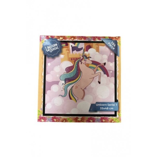 Unicorn Serisi 154 Parça Puzzle Seri 1