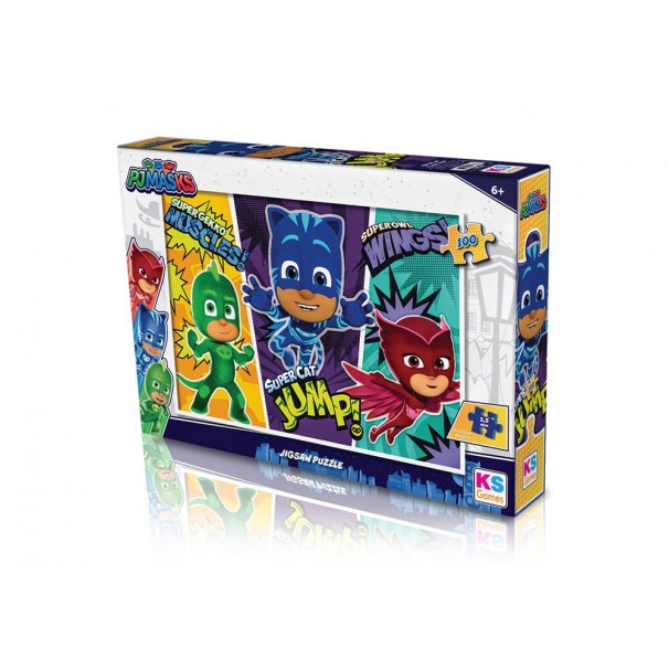 100 Parça Pj Masks Puzzle