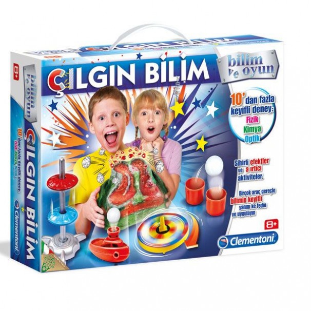 Deney Seti çilgin Bilim Clementoni