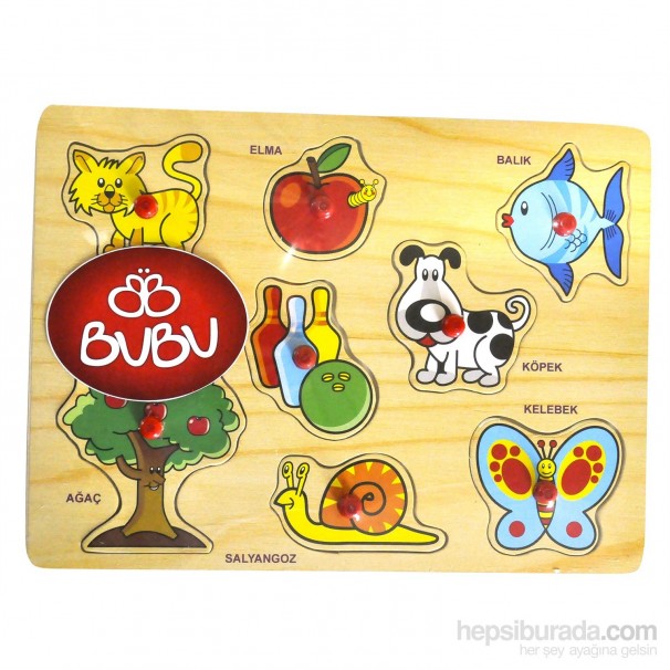 Bu-bu Ahşap Puzzle Hayvanlar Bubu-ap0032