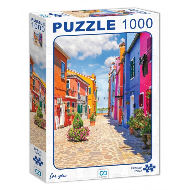 Ca Games Burano Adası Puzzle 1000 Parça