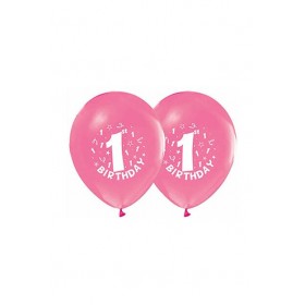 1 Yaş Pembe Balon 50 Adet