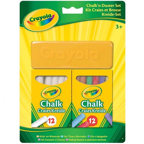 Crayola Tebeşir Silgi Set 12-12